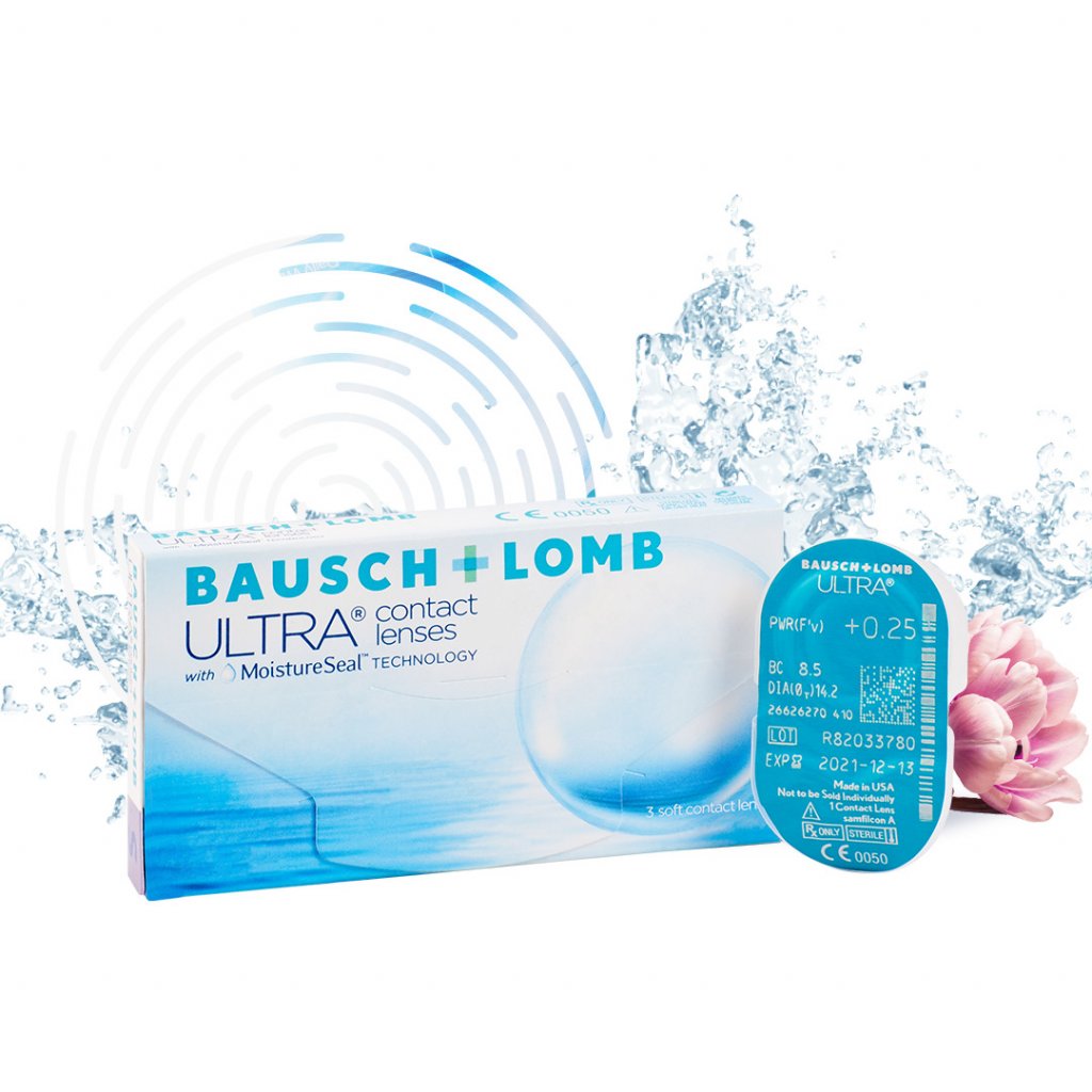 Bausch + Lomb Softlens 59 (-4.00, Clear, 6 Lens Pack) 