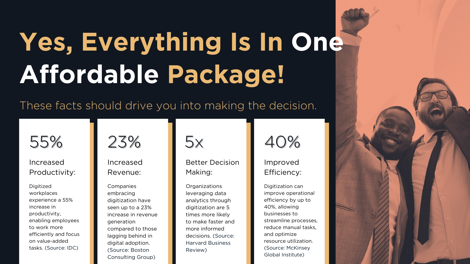 Image showing the benefits and statistics behind ERP Implementation