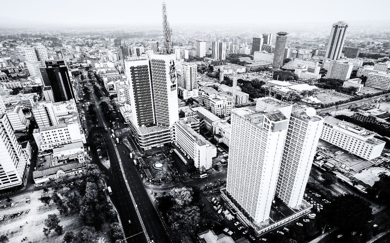Skyline view of Nairobi City captured by Folklore Ltd
