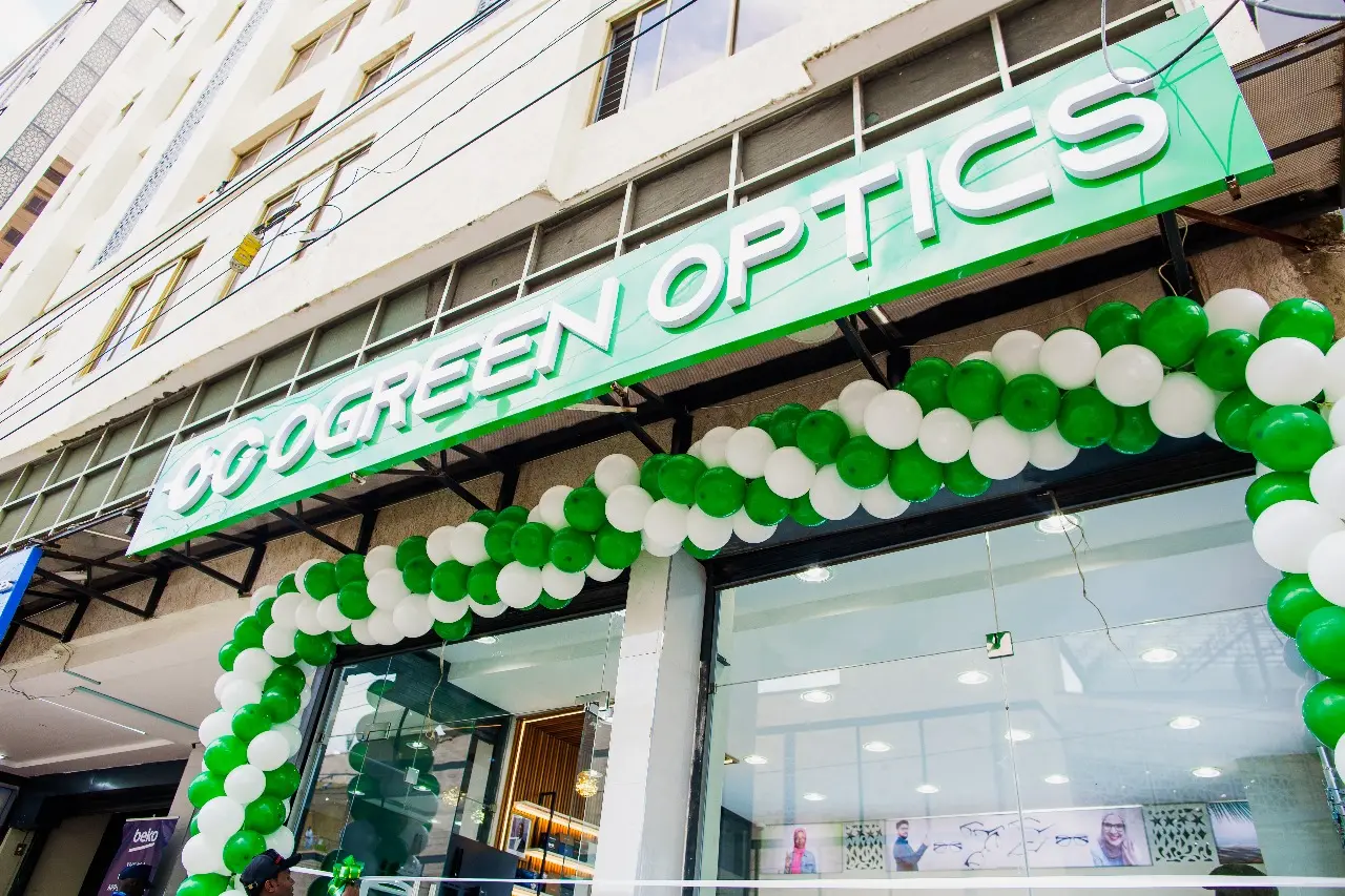 front image of ogreen optics located in Eastleigh Nairobi