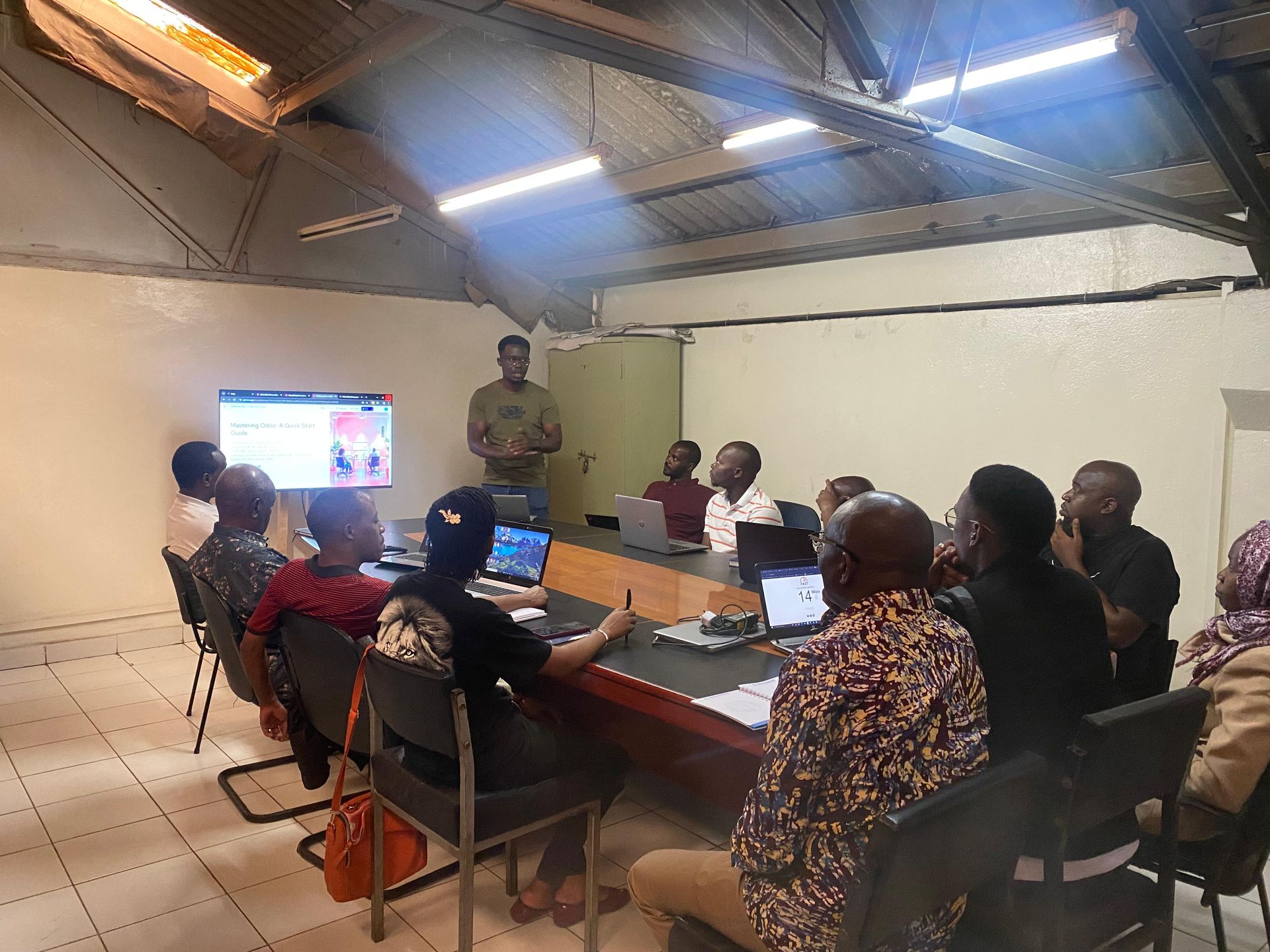 Blackpaw Innovations team conducting training session for our clients RVM